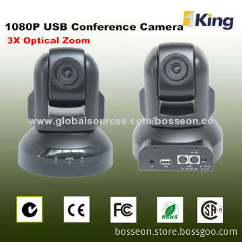 USB Interface Fixed Focus Full HD PTZ Conference Camera 720p 1080p